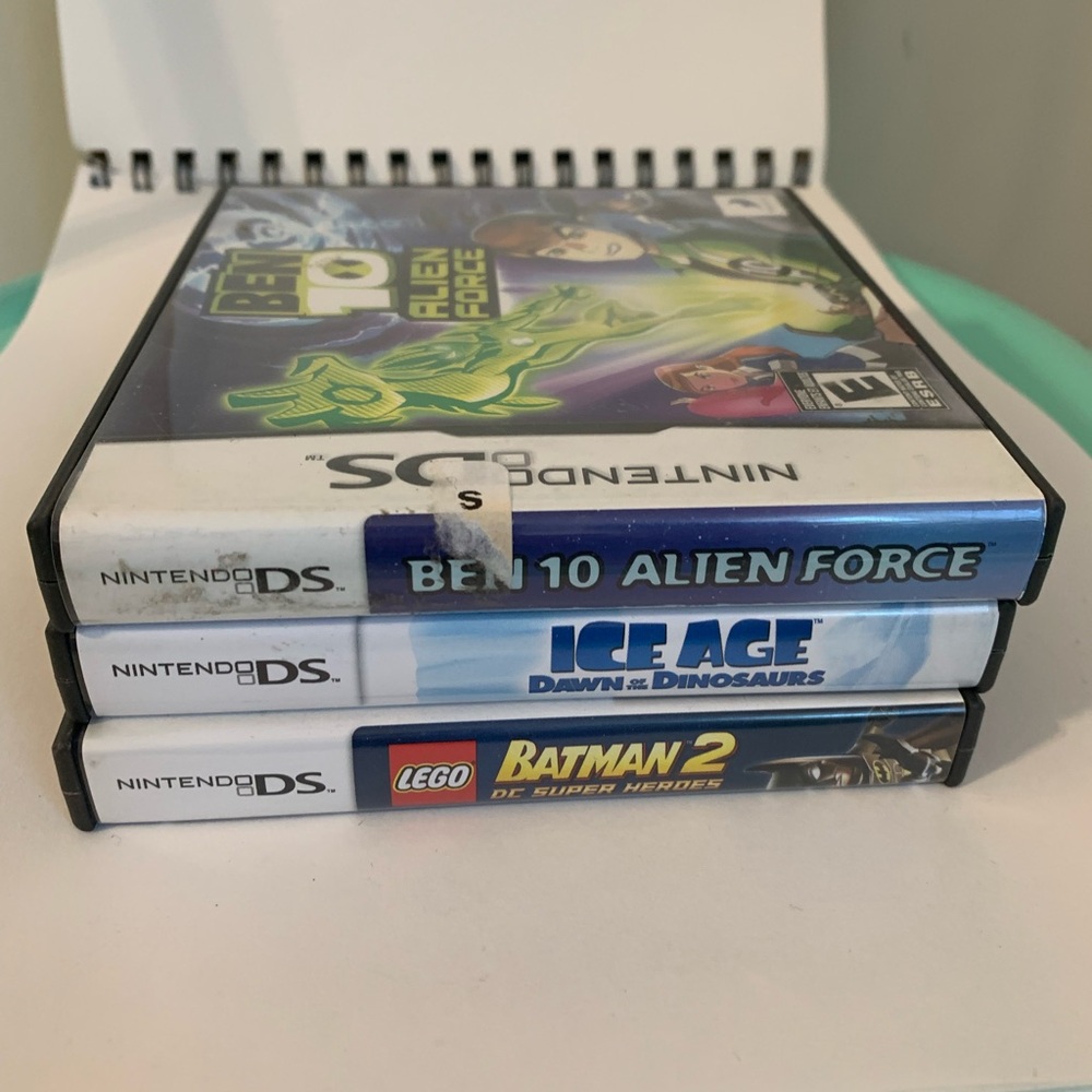 Lot of 3 Nintendo DS Games: Batman 2, Ice Age , Ben 10 Alien Force